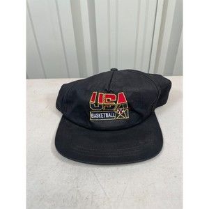 Vintage 1992 USA Dream Team Basketball Hat Cap Snapback Mcdonalds NBA Black